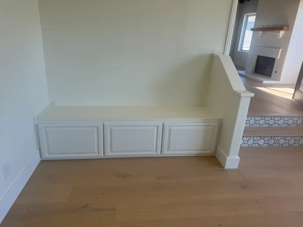 Finished wainscoting and trim detail from a JL Pro interior project